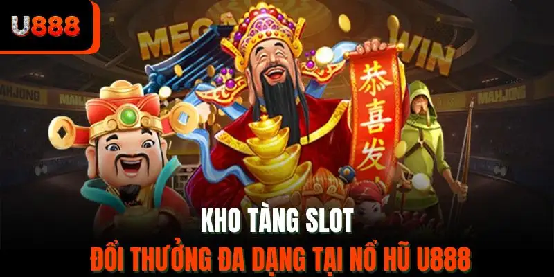 Kho tàng slot đổi thưởng đa dạng tại nổ hũ U888