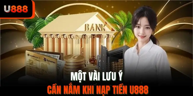 Một vài lưu ý cần nắm khi nạp tiền U888