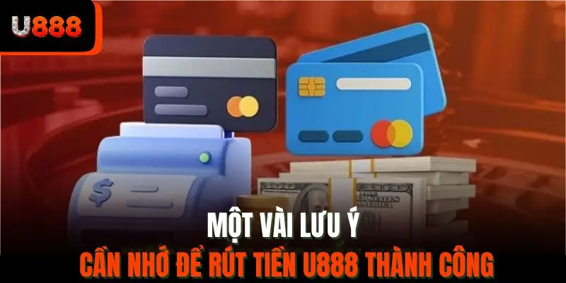 Một vài lưu ý cần nhớ để rút tiền U888 thành công