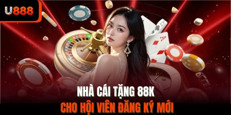 Nhà cái tặng 88K cho hội viên đăng ký mới