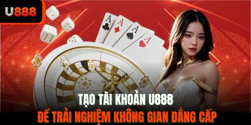 Tạo tài khoản U888 để trải nghiệm không gian đẳng cấp